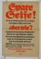 Preview: Spare Seife! originales deutsches 1. Weltkrieg Plakat