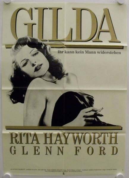 Gilda re-release german movie poster