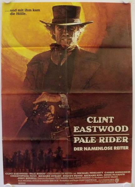 Pale Rider original release german movie poster