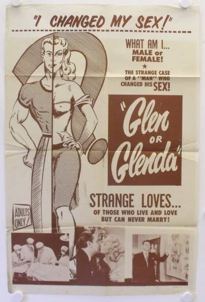 Glen or Glenda originales Filmplakat