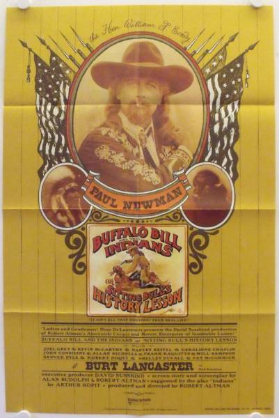 Buffalo Bill and the Indians original release US Onesheet movie poster