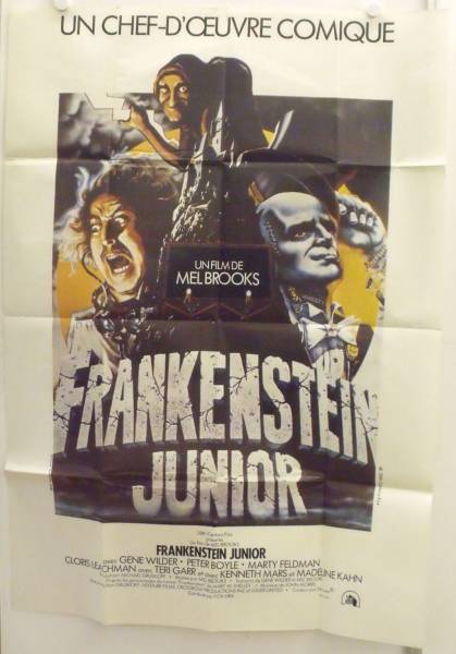 Young Frankenstein original release large french movie poster