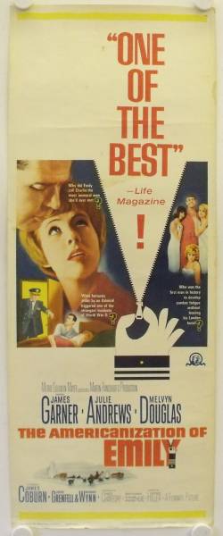 The Americanization of Emily original release US Insert movie poster