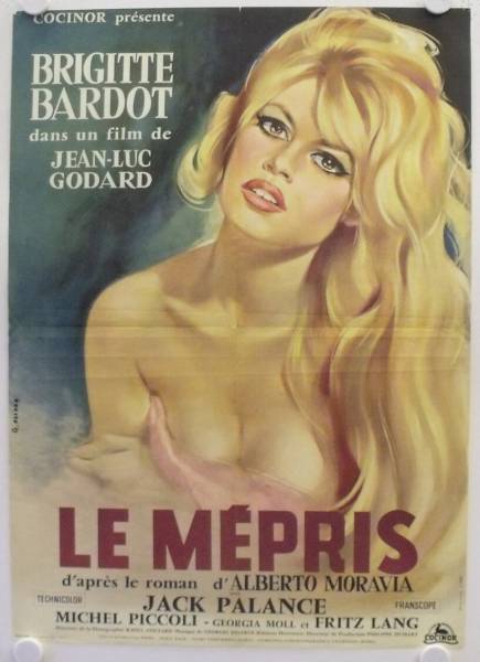 Le Mepris - Contempt original release french movie poster