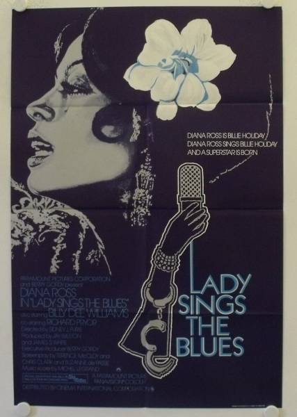 Lady sings the Blues original release British Onesheet movie poster