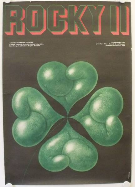 Rocky II original release polish movie poster