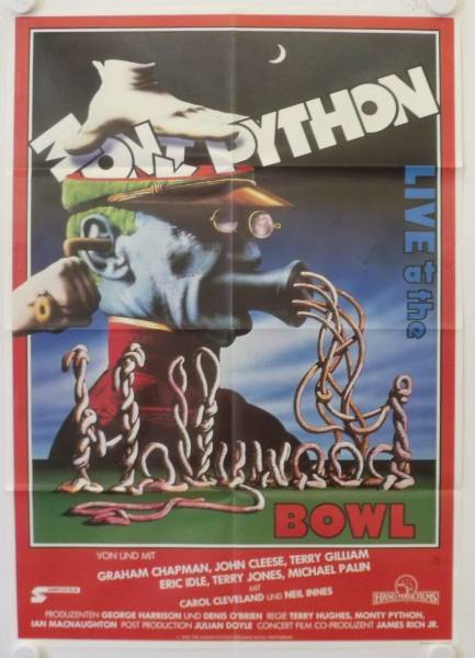 Monty Python Live at the Hollywood Bowl original release german movie poster