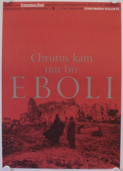 Christus kam nur bis Eboli originales DDR Filmplakat