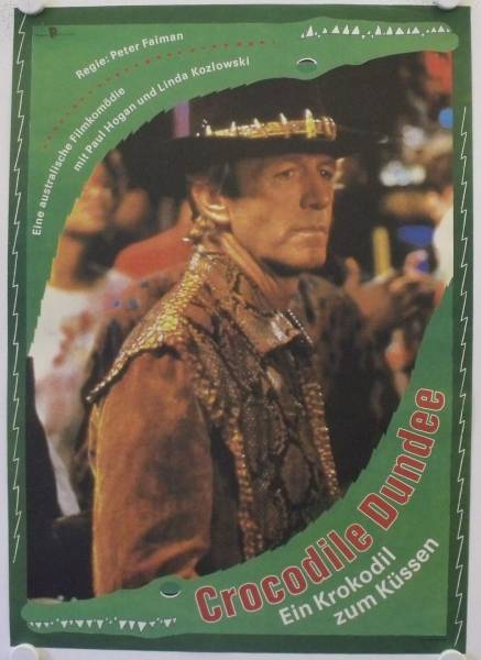 Crocodile Dundee originales DDR-Filmplakat