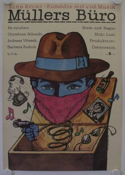 Müllers Büro original release East-German movie poster