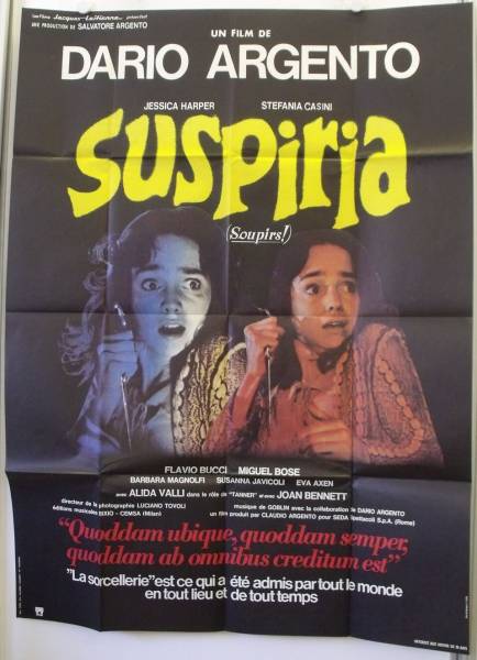 Suspiria original release large french movie poster