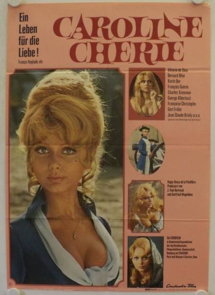 Dear Caroline original release german movie poster