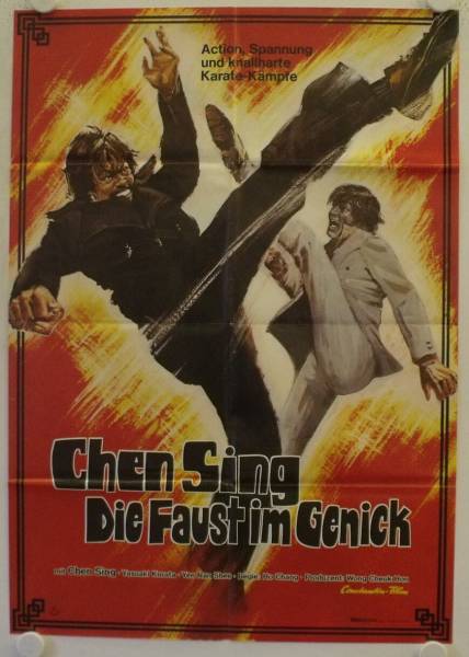 Chen Sing - Die Faust im Genick originales deutsches Filmplakat