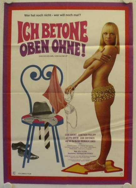 Das Go-Go-Girl vom Blow Up original release german movie poster