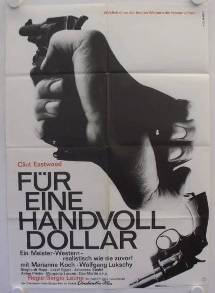 A Fistful of Dollars re-release german movie poster