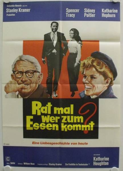 Rat mal wer zum Essen kommt originales deutsches Filmplakat