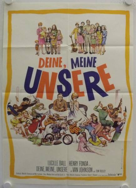 Deine, meine, unsere originales deutsches Filmplakat