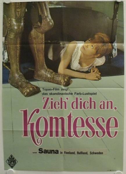 Zieh dich an, Komtesse originales deutsches Filmplakat