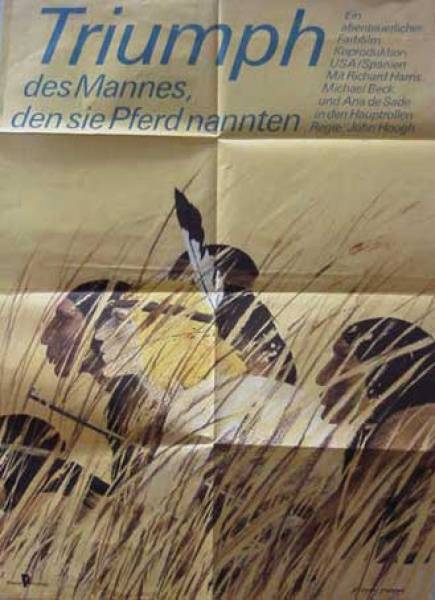 Triumph des Mannes den sie Pferd nannten originales DDR-Filmplakat