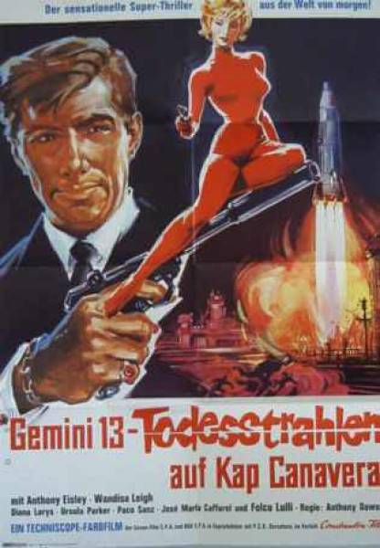 Gemini 13 - Todesstrahlen auf Kap Canaveral originales deutsches Filmplakat