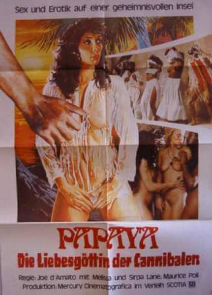 Papaya dei Caraibi - Papaya: Love Goddess of the Cannibals original release german movie poster