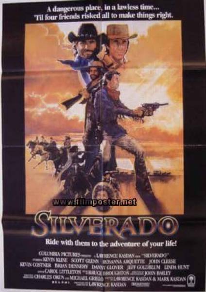 Silverado original release US Onesheet movie poster