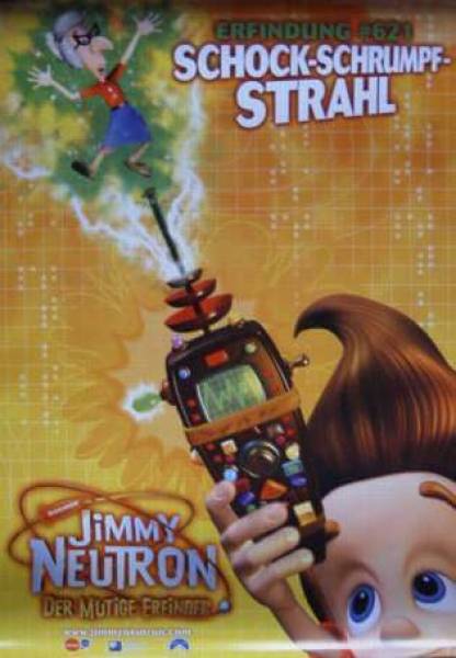 Jimmy Neutron - Der mutige Erfinder originales US Int'l Onesheet Filmplakat
