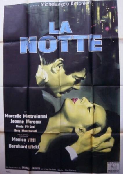 La Notte - The Night original release italian poster