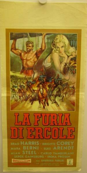 The Fury of Hercules original italian locandina poster