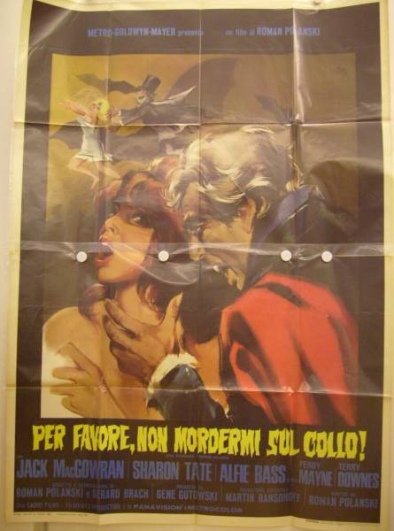 The Fearless Vampire Killers original release large italian movie poster