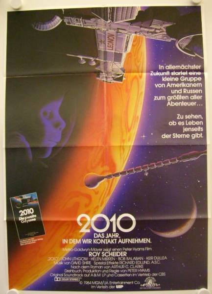 2010 Das Jahr in dem wir Kontakt aufnehmen originales Filmplakat