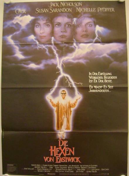 The Witches of Eastwick original german movie poster