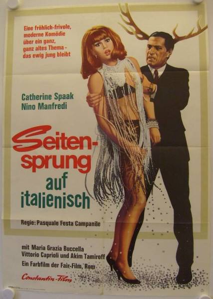 Seitensprung auf Italienisch originales Filmplakat