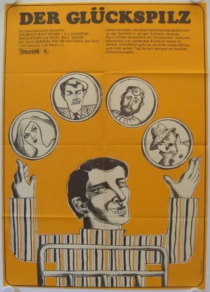 The Fortune Cookie original release east-german movie poster