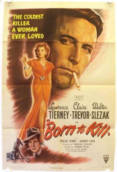 Born to Kill original US onesheet