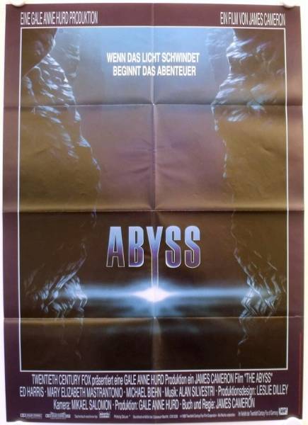 Abyss originales deutsches Filmplakat