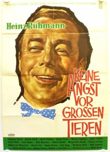 Keine Angst vor grossen Tieren originales deutsches Filmplakat