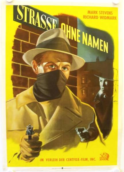 The Street with No Name original release german movie poster