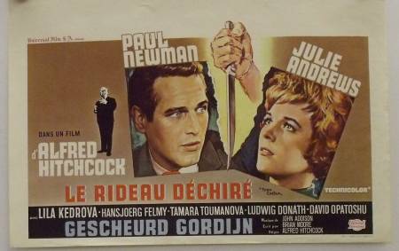 The Torn Curtain original release belgian movie poster