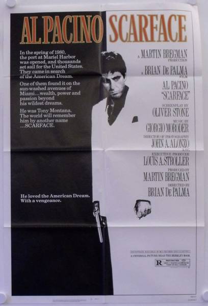 Scarface original release US onesheet movie poster