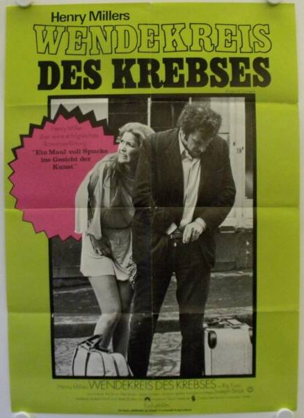 Tropic of Cancer original release german movie poster