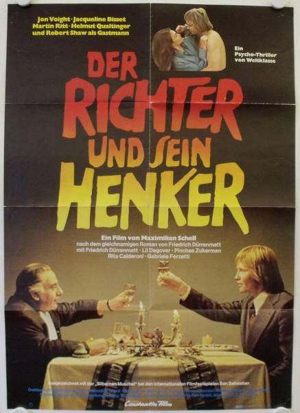 Der Richter und sein Henker originales deutsches Filmplakat