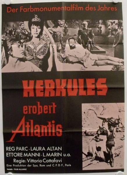 Hercules and the Captive Women re-release german movie poster