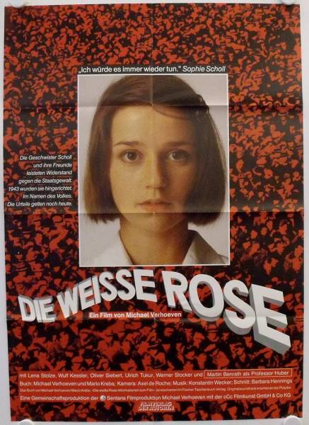 Die weisse Rose originales Filmplakat