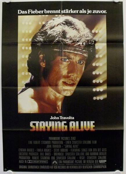 Staying Alive originales deutsches Filmplakat