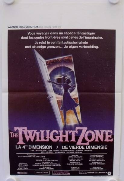 The Twilight Zone original release belgian movie poster