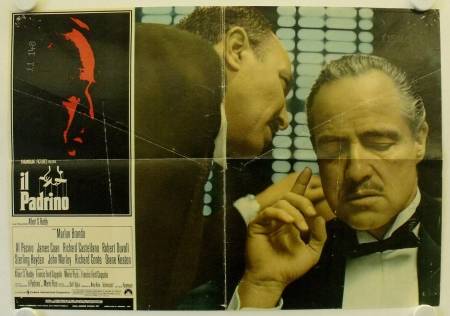 The Godfather original release italian movie poster