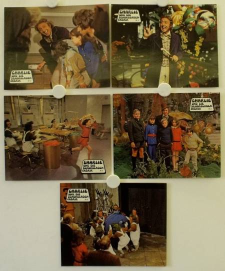 Willy Wonka and the Chocolate Factory original release german lobby cards