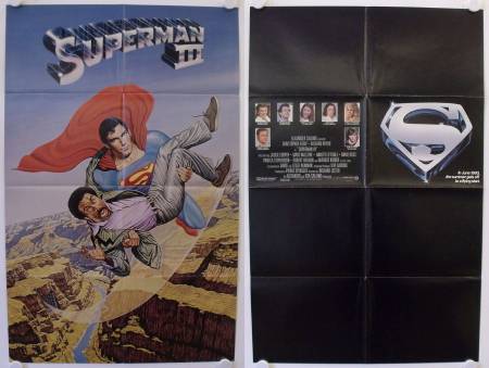 Superman 3 - Der stählerne Blitz originales US Filmplakat