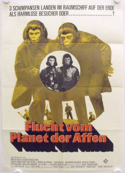 Escape from the Planet of the Apes original release german movie poster